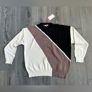 Andrée by Unit Colorblock Crewneck Sweater Size 3X
